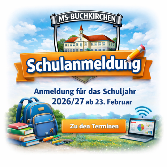 Schulanmeldung an der Mittelschule für 2026/27