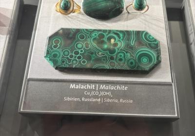 Malachit Im Naturhistorischen Museum